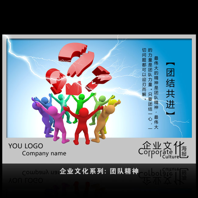 求关于团结,团队精神的四字语-以团队精神为话