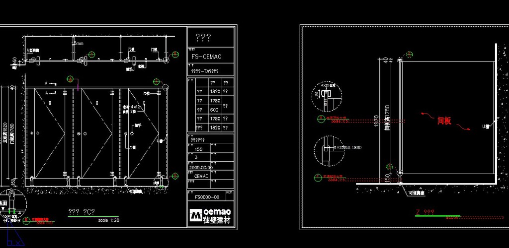 门在CAD图纸中怎么标识-卷帘门在CAD图纸上