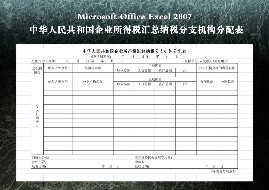 同省内总分机构不在同一市的企业所得税如何让