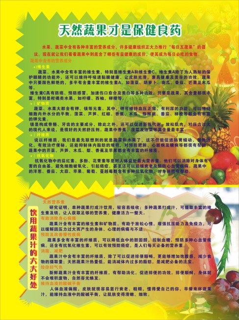果蔬美容小常识模板下载(图片编号:963869)_其