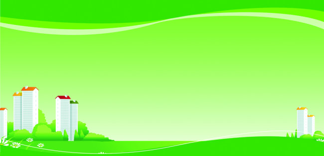 蓝天+绿色背景