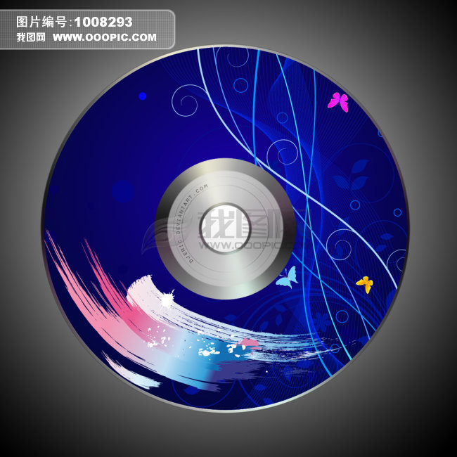 科技类光盘封面模板图片