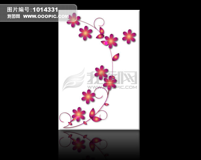简约花朵无框画装饰画模板下载(图片编号:1014331)_无框画_室内装饰|无框画|移门_我图网www.ooopic.com
