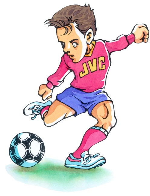 插画踢足球的男人模板下载(图片编号:1020230