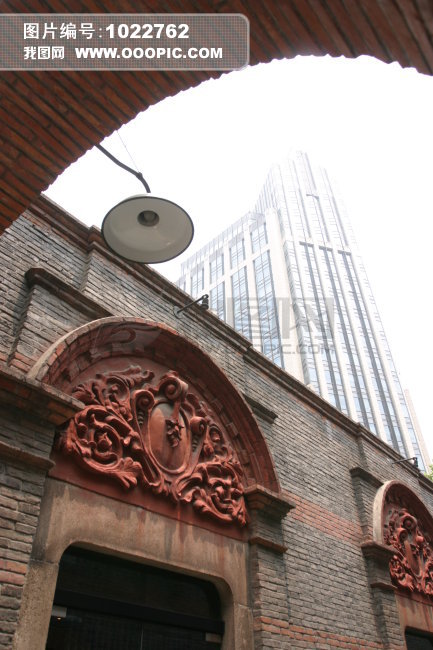 欧式雕花古建筑摄影图片