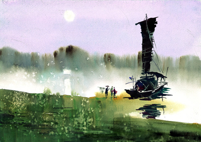 乡村生活插画模板下载(图片编号:1026746)_其他_其它图片|简历|档案|地震_我图网weili.ooopic.com