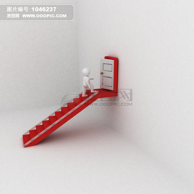 3d小人 阶梯模板下载(图片编号:1046237)图片