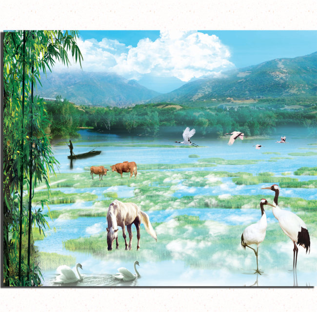 和谐世界模板下载(图片编号:1056316)_山水风景画_室内装饰|无框画|背景墙_我图网weili.ooopic.com