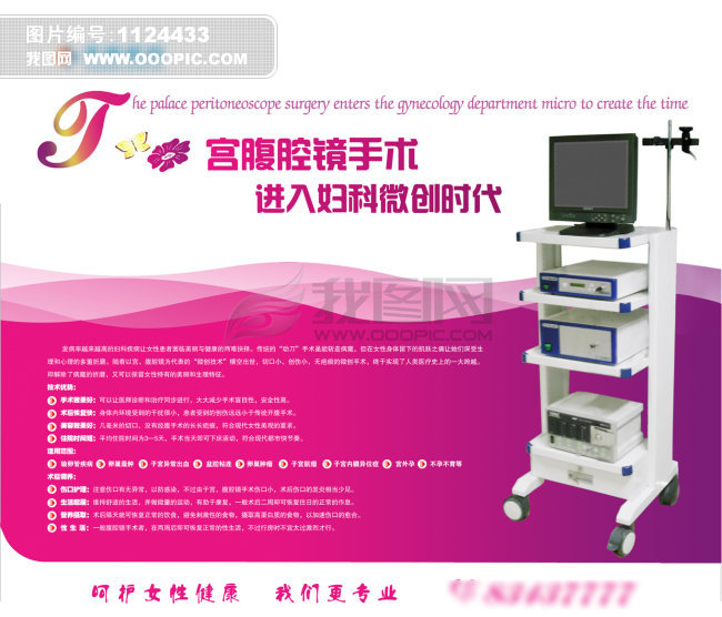 宫腹腔镜手术模板使用(图片编号:1124433)