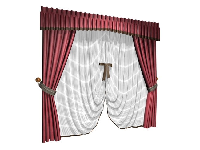 窗帘模型模板下载(图片编号:1145516)_家居模