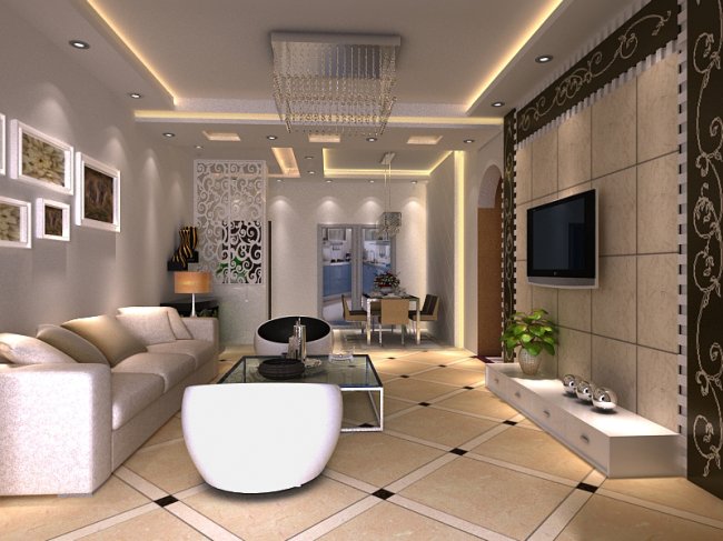 简约现代客厅模板下载(图片编号:1170448)_室