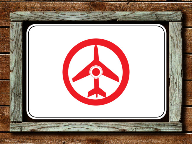 飞机场标志设计模板下载