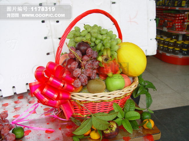 水果花篮图片素材(图片编号:1178319)_饮食图
