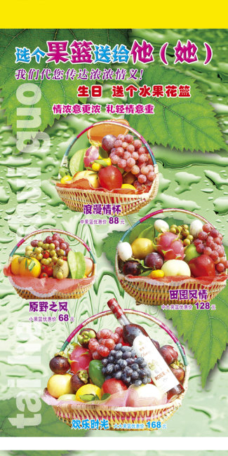 水果花篮模板下载(图片编号:1182130)_其他展板设计_展板设计|党政|学校|企业_我图网weili.ooopic.com