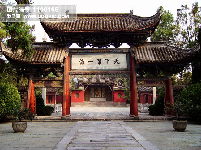 汉中勉县武侯祠 牌坊图片素材(图片编号:1190165)_