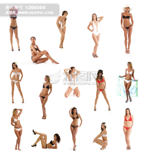 <em>欧美比基尼美女</em>合辑模板下载(<em>图片</em>编号:12065
