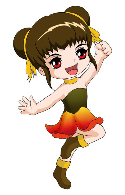 小红妹妹模板下载(图片编号:1304188)_卡通形象_插