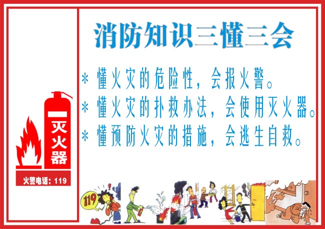 消防知识三懂三会模板下载(图片编号:1348051