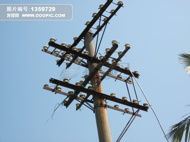 老式电线杆图片下载