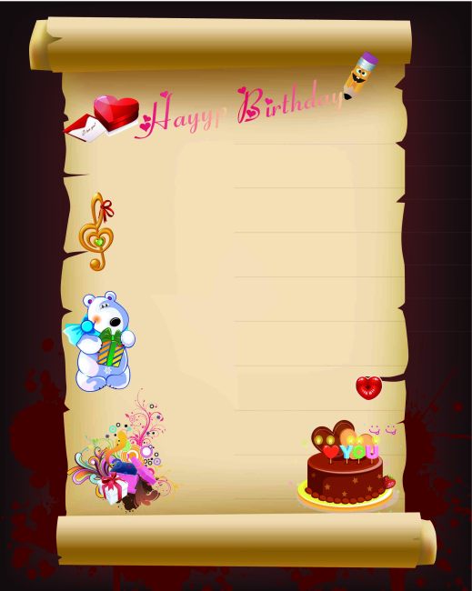 生日信笺模板下载(图片编号:1409730)_其他节日_节日|儿童节|端午节_我图网www.ooopic.com