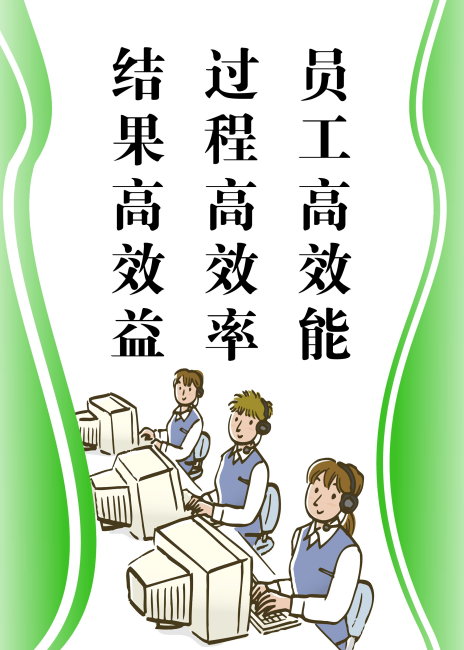 促进工作 提高效率 激励员工 提高素质模板下载