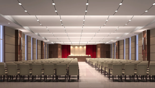 多功能厅设计效果图模板下载(图片编号:60202
