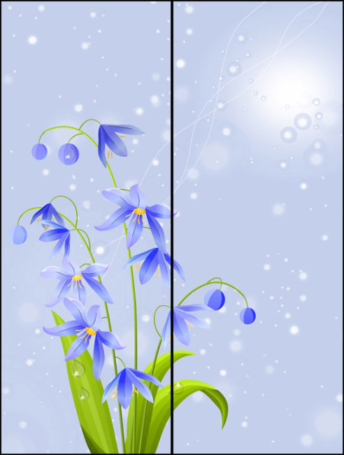 时尚花朵玻璃移门图案PSD下载模板下载(图片编号:10167674)_移门_室内装饰|无框画|背景墙_我图网weili.ooopic.com