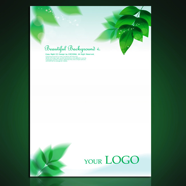 春天绿叶模板模板下载(图片编号:10185587)_海