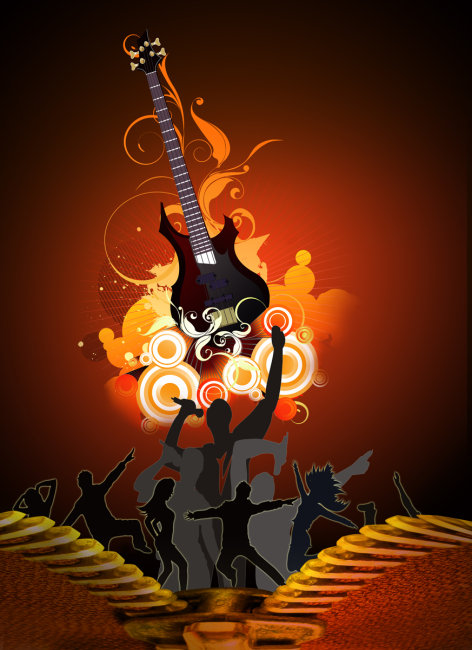 音乐海报背景图模板下载(图片编号:10199858