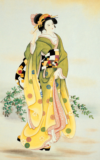 日本仕女图古代<em>美女</em>仕女图古典<em>美女模板</em>下载(