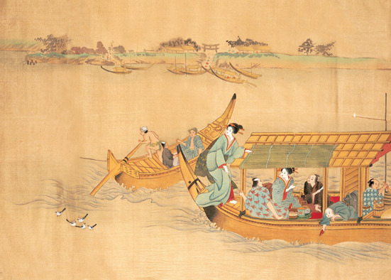 日本仕女图 古代<em>美女</em> 仕女图 古典<em>美女模板</em>下载