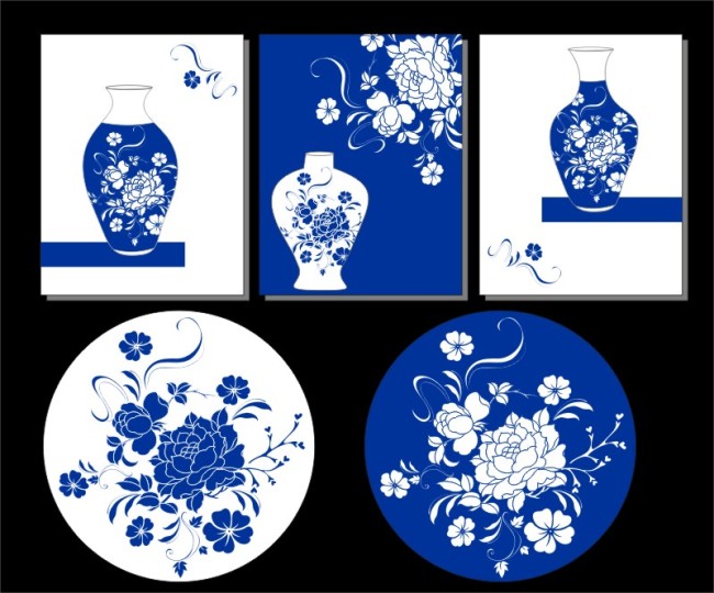 青花瓷无框画
