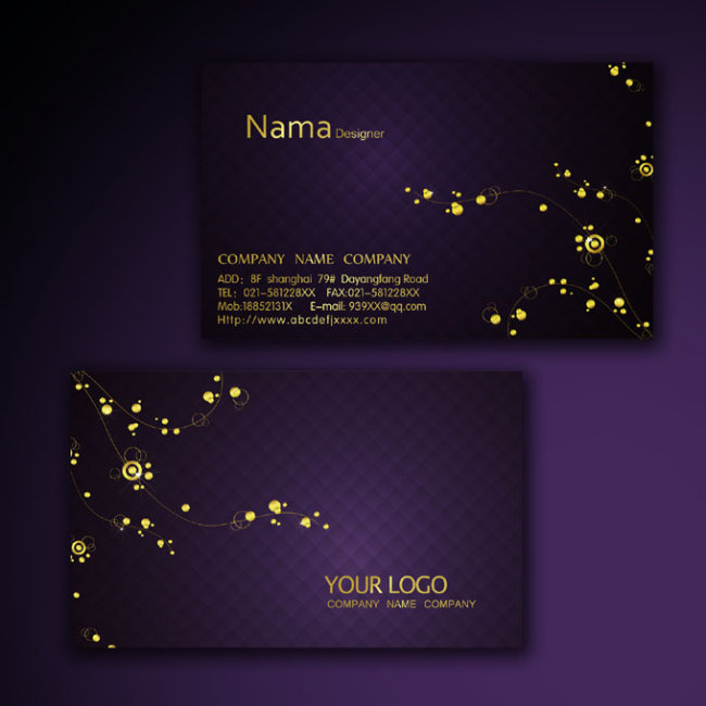 高档尊贵名片+ktv酒吧名片设计欣赏下载