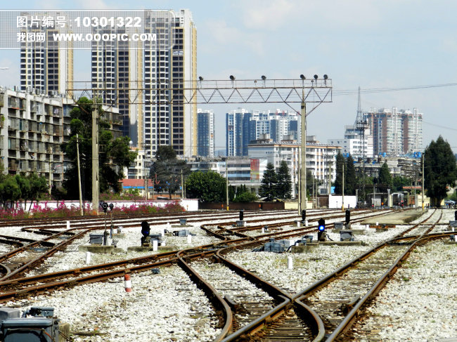 昆明火车北站图片素材(图片编号:10301322)_铁路与运输图片库_交通运输图库