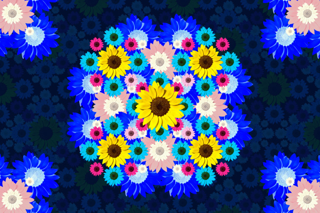 PSD花卉图案设计模板下载(图片编号:103285