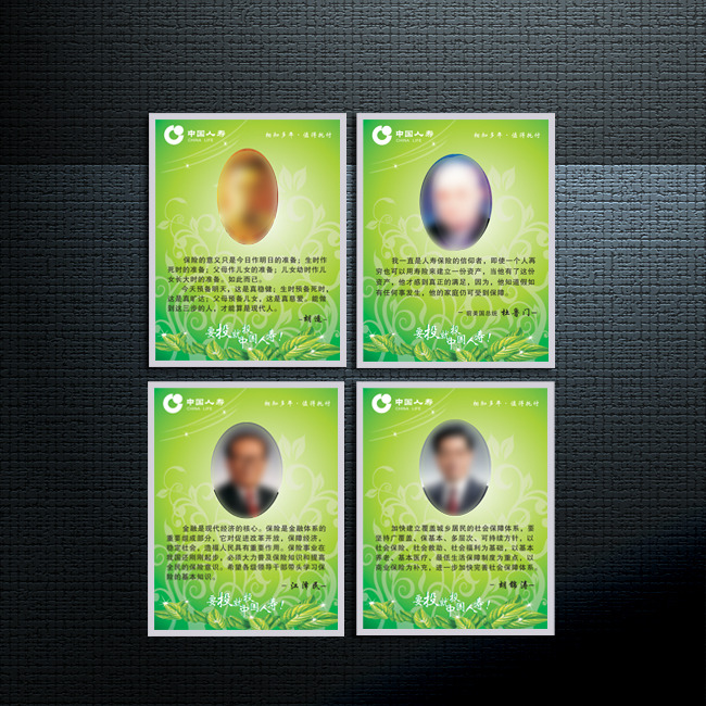 中国人寿名人说保险模板下载(图片编号:10434