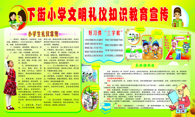 文明礼仪知识教育宣传模板下载(图片编号:10484986)_学校展板设计_展板设计|党政|学校|企业_我图网weili.ooopic.com