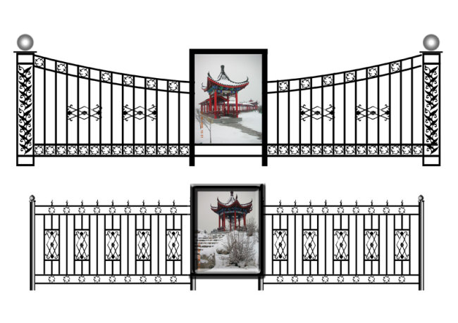 铁艺围栏设计图2