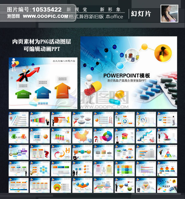 Flash医疗药品医药代表销售业绩报告模板下载