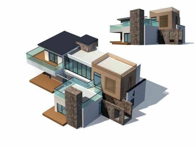 住宅设计 住宅模型 住宅图纸 别墅图纸 公寓设计 农村住宅 农村别墅
