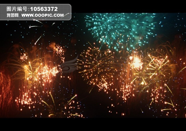 高清烟花视频(1080P解压后348M)模板下载(图