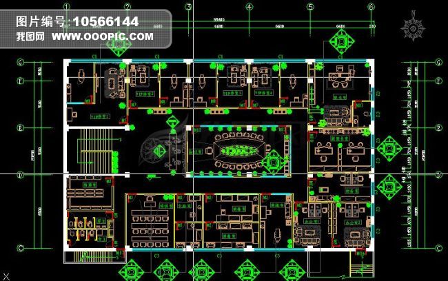 全套牙科医院工装设计图纸模板下载(图片编号