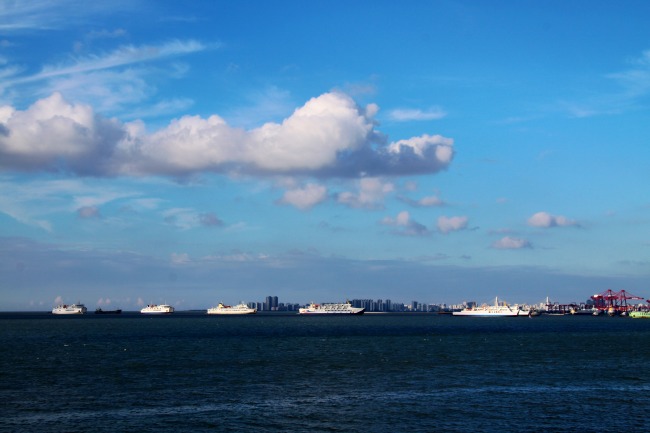 海口港湾模板下载 海口港湾图片下载 海南 海口 海边 港口 秀英 西