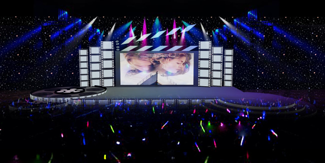 电影胶卷式舞台3DMAX模型模板下载(图片编号