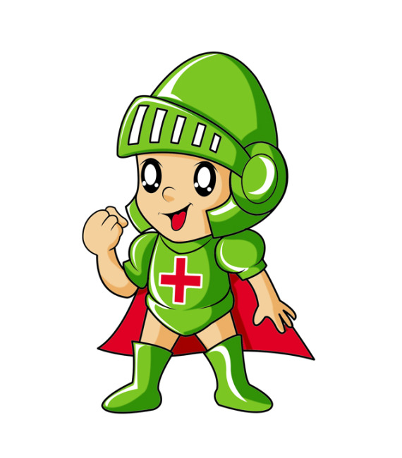 绿色卫士 铠甲勇士卡通形象可爱 :6我图币载入中