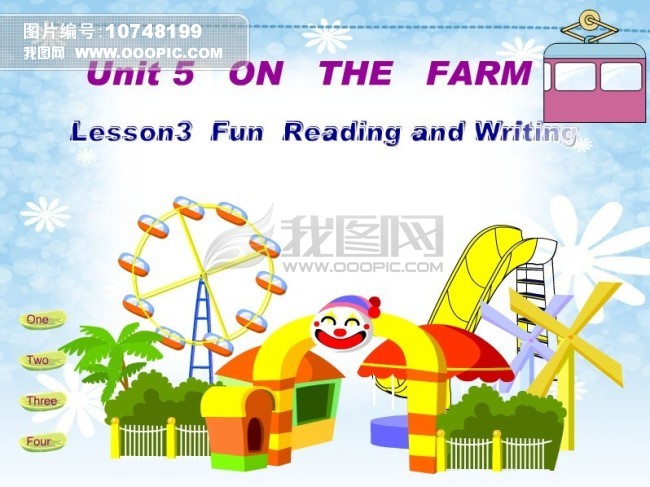 flash小学英语多媒体教学课件源码模板下载(图