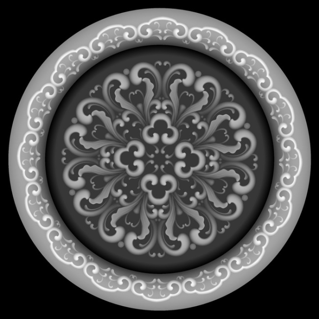 圆形花纹模板下载(图片编号:10749213)_雕刻图
