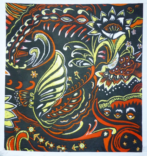 凤凰装饰画 花纹图案模板下载(图片编号:1076