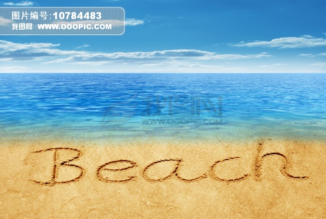 沙滩 海洋 世界风景图片素材(图片编号:107844