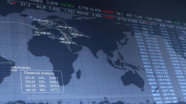 商务基金股票金融上市显示频模板下载(图片编